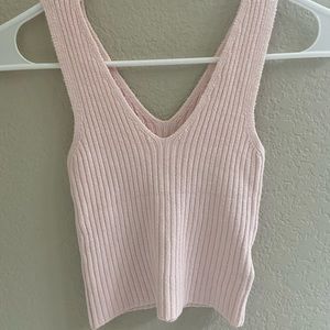 brandy melville light pink tank top